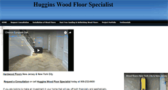 Desktop Screenshot of hugginsflooring.com